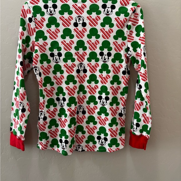 Disney - Amazon Essential- Red and Green Mickey Mouse Christmas Pajamas. - Picture 2 of 6